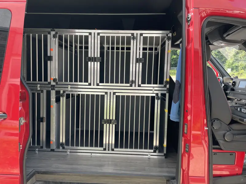 Doppelstock-Box von SSBI im Fahrzeug, Beispiel 6